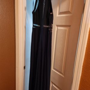 Navy blue bridesmaid/prom dress